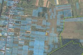 0,08 га під будівництво в с. В. Лази